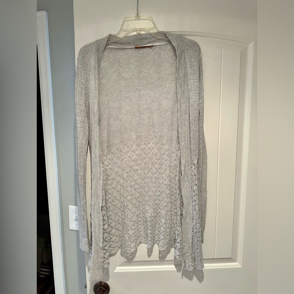 Belldini knit shrug-style cardigan with cutout detailing